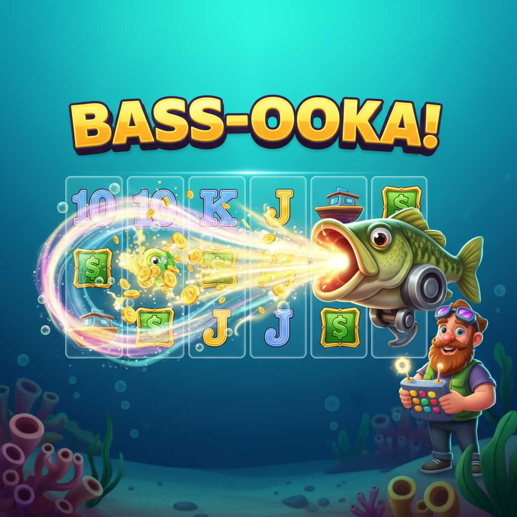 Big Bass Reel Repeat BASS-OOKA random bonus feature animation transforming symbols on the reels during free spins